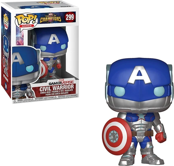Funko Pop Marvel Civil Warrior - Resim 2