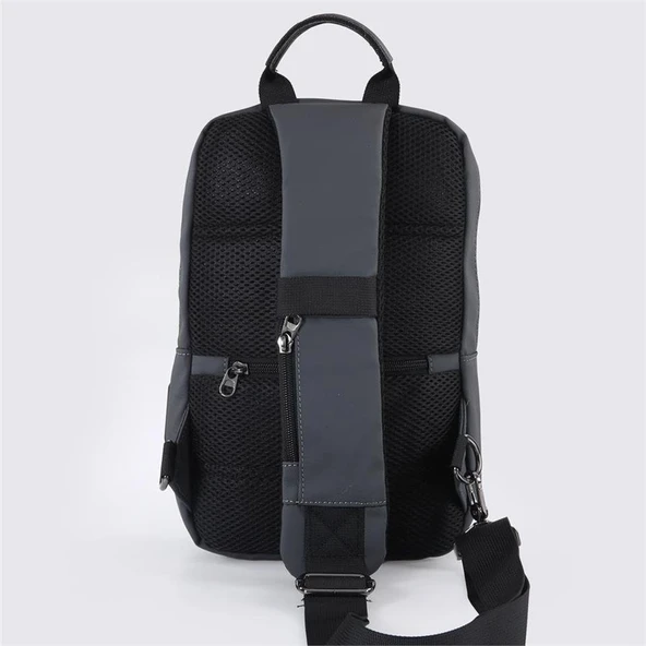 Ççs 51487 Çapraz Askılı Çanta Gri - Resim 4