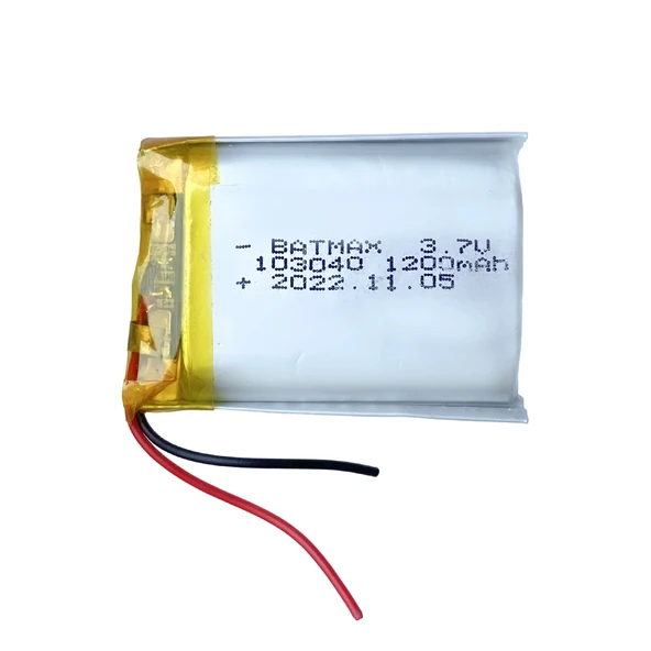 Ayt Powermaster 3.7 Volt 10x30x40 Mm 1200 mAh Lityum Polimer Pil Akıllı Saat İntercom Kulaklık Pili Soketsiz ürün görseli 1