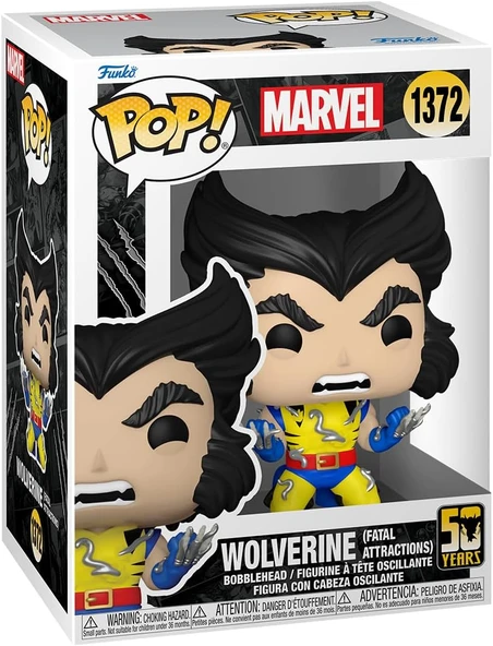 Funko Pop! Marvel: Wolverine 50. Yıldönümü - Wolverine (Önemli Yerler) ürün görseli 1