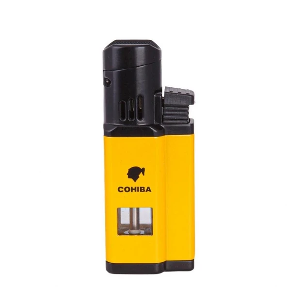 Cohiba CCM0436S 3 Jet Torch Puro Çakmağı Sarı ürün görseli 1