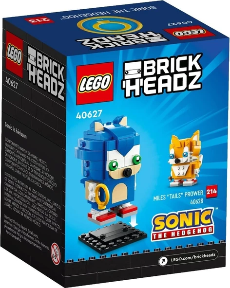 Lego Brickheadz 40627 Sonic The Hedgehog - Resim 2