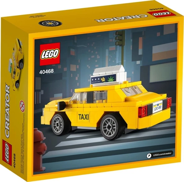 Lego -"Lego Creator Sarı Taksi Seti 40468" - Resim 2