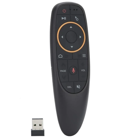 Ayt Weko G10 Android Windows Linux TV Box Mac OS Uyumlu 2.4 Ghz Ses Komutlu Wireless Air Mouse Uzaktan Kumanda ürün görseli 1
