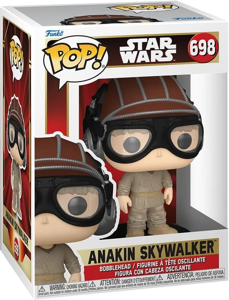 Funko Pop! Yıldız Savaşları: Bölüm 1 - Phantom Menace 25. Yıldönümü, Miğferli Anakin Skywalker ürün görseli 1