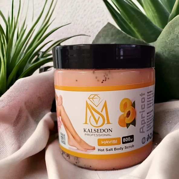 Ms Kalsedon Kayısı Aromalı Canlandırıcı & Yumuşatıcı El Ayak Ve Vücut Bakım Peelingi 800gr ürün görseli 1