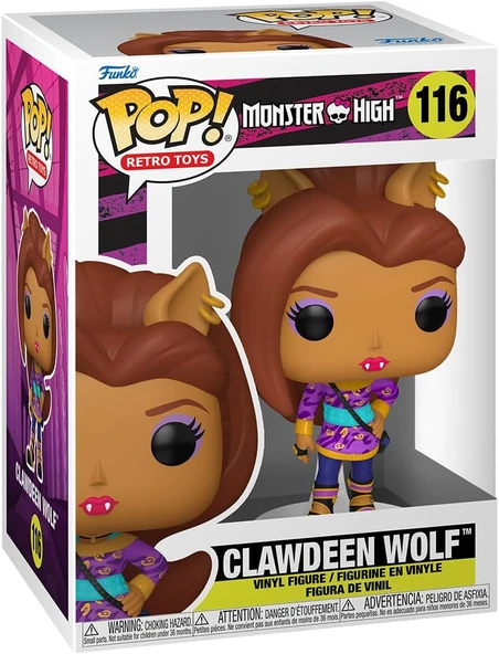 Funko Retro Oyuncaklar: Monster High - Clawdeen Kurt ürün görseli 1