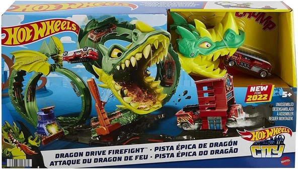 Hot Wheels Ejderha Ile Mücadele Pisti, 5 Yaş Ve Üzeri, Hdp03 - Resim 7