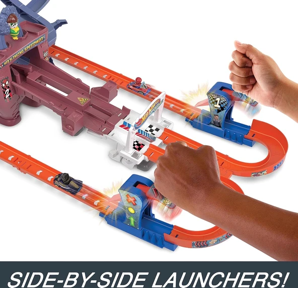 Hot Wheels Racerverse Marvel Pist Seti - Resim 3