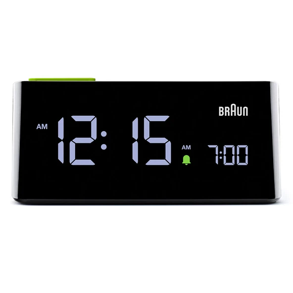 Braun BC16BEU Siyah Va LCD Ekran Dijital Alarmlı Masa Saati ürün görseli 1