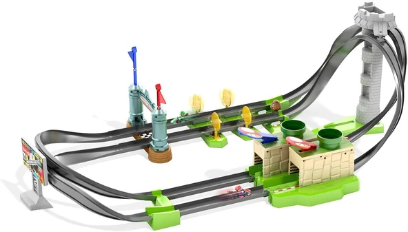 Hot Wheels Mario Kart Çılgın Dönüş Parkuru Yarış Seti, 5 Yaş Ve Üzeri, Ghk15 ürün görseli 1