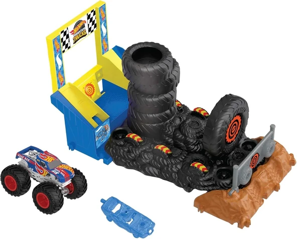 Hot Wheels-Monster Trucks Arenada Mücadeleye Başlangıç Setleri Hnb87-Hnb89 ürün görseli 1