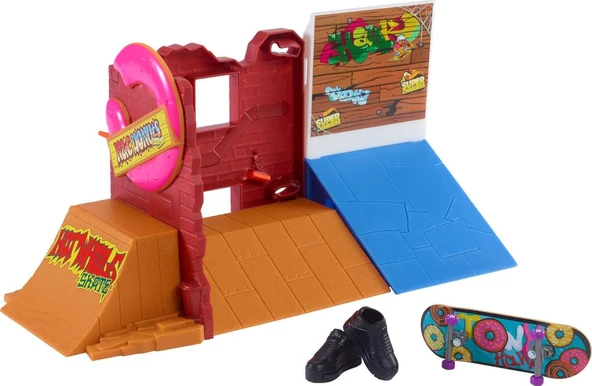Hot Wheels-Donut Kaykay Parkı Oyun Seti ürün görseli 1