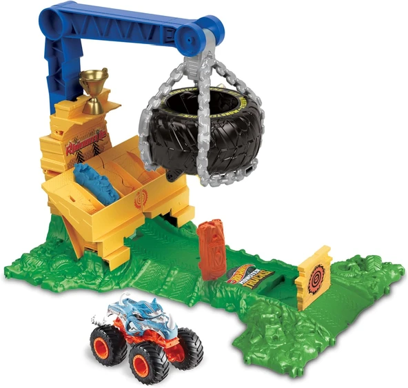 Hot Wheels Monster Trucks Arenada Rhinomite Mücadelesi, Oyuncak ürün görseli 1