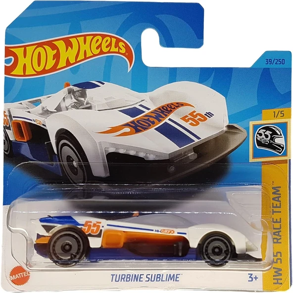 Hot Wheels - Türbine Sublime - Hw 55 Race Team 1/5 - Hkk38 - Short Card - Mattel 2023 ürün görseli 1