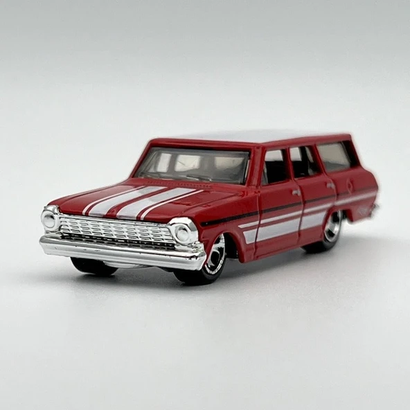 Hot Wheels Tekli Arabalar 64 Chevy Nova Wagon Hkh70 - Resim 2