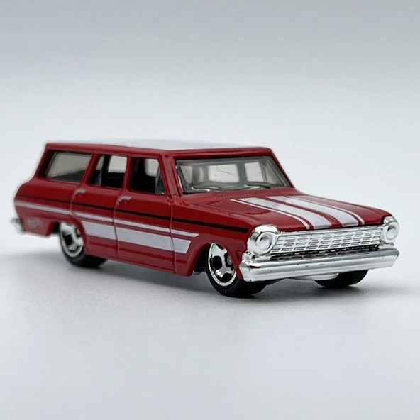 Hot Wheels Tekli Arabalar 64 Chevy Nova Wagon Hkh70 - Resim 3
