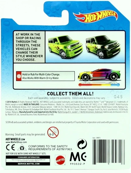Hotwheels Renk Deği̇şti̇ren Arabalar Bhr15 - Resim 2