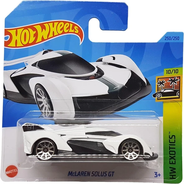 Hot Wheels - Mclaren Solus Gt - Hw Exotics 10/10 - Hkg70 - Short Card - Spor Araba - Beyaz - Mattel ürün görseli 1