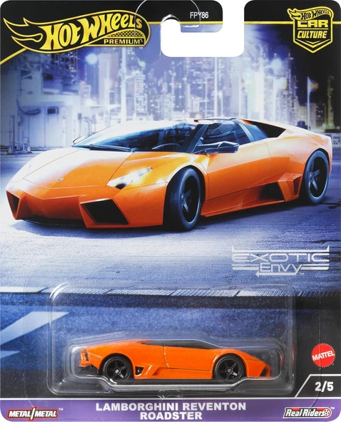 Hot Wheels Premium Car Culture Exotic Envy Lamborghini Reventon Roadster Hkc76 ürün görseli 1
