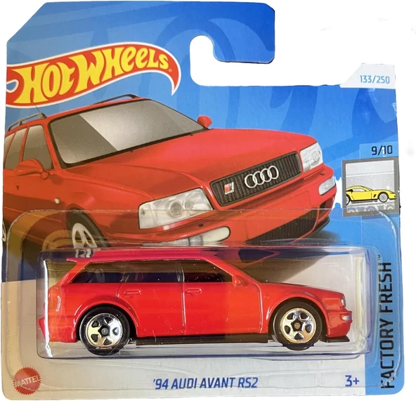 Hot Wheels - ´94 Audi Avant Rs2 - Factory Fresh 9/10 - Htc54 - Short Card - Kırmızı - Mattel 2024 - ürün görseli 1