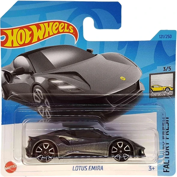 Hot Wheels - Lotus Emira - Factory Fresh 3/5 - Hkk78 - Short Card - Orta Motorlu Spor Araba - Gri Me ürün görseli 1