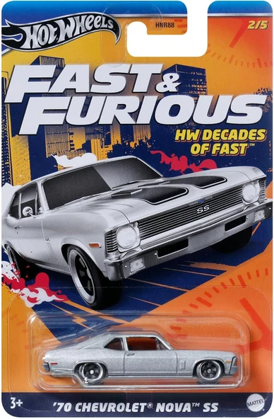 Hot Wheels Fast & Furious '70 Chevrolet Nova Ss Hrw42 ürün görseli 1