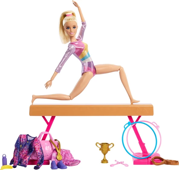 Barbie Jimnastik Oyun Seti Gjm72 - Resim 5