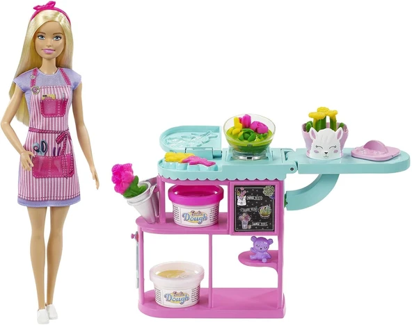 Barbie Çiçekçi Bebek Ve Oyun Seti, 3 Yaş Ve Üzeri, Gtn58 ürün görseli 1