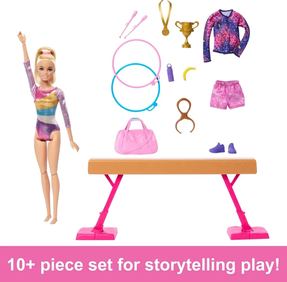 Barbie Jimnastik Oyun Seti Gjm72 - Resim 2