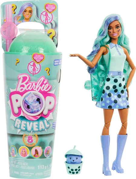 Htj21 | Pop Reveal Barbie Boba Series - Green Tea ürün görseli 1