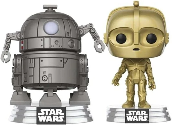 Funko Pop! Disney: Star Wars Concept - C-3Po & R2-D2 (Yalnızca Disney'De) 2'Li Paket Bobble-Heads Vi ürün görseli 1