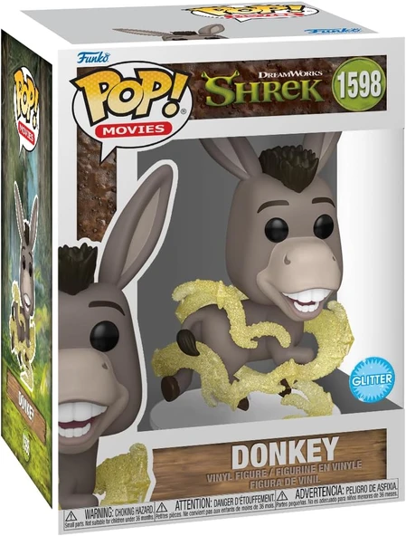 Funko Pop! Filmler: Dreamworks 30. Yıldönümü - Shrek, Parıltılı Eşek ürün görseli 1