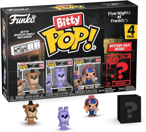 Funko Bitty Pop!: Five Nights At Freddy'S Mini Collectible Toys 4-Pack - Freddy, Bonnie, Ballon Boy ürün görseli 1