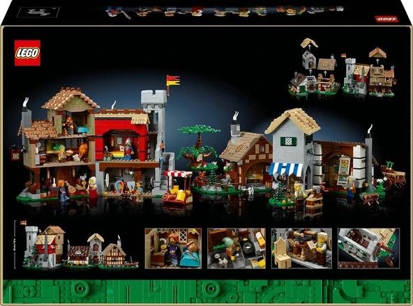 Lego Icons 10332 Medieval Town Square - Resim 8