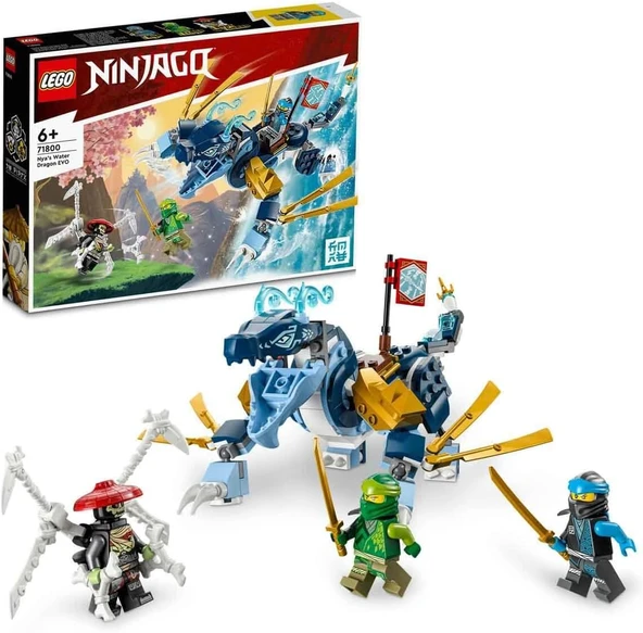 Lego Ninjago: Nya Nın Su Ejderhası Evo 71800 6 Yaş Ve Üzeri Çocuklar Için Nya Ve Lloyd Minifigürleri ürün görseli 1