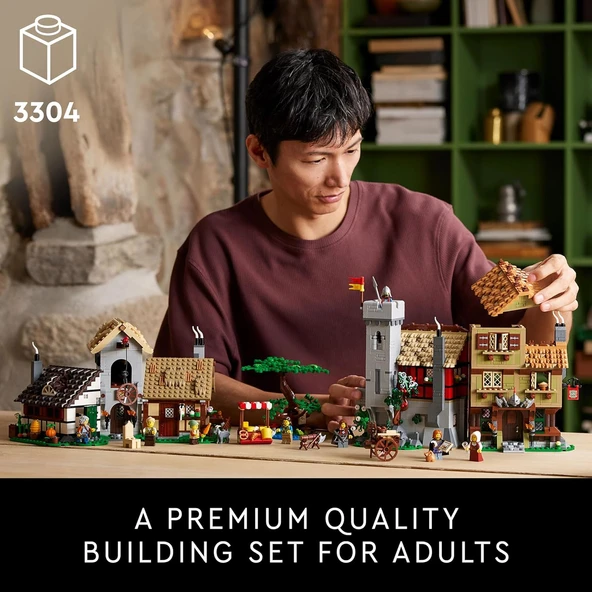 Lego Icons 10332 Medieval Town Square - Resim 3
