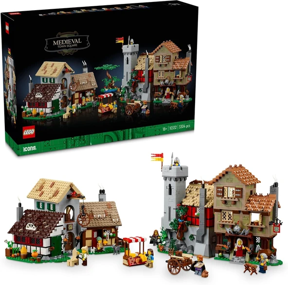 Lego Icons 10332 Medieval Town Square ürün görseli 1