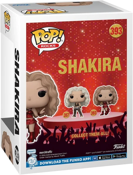 Funko Pop! Rocks: Shakira (Super Bowl Glitter) - Resim 3