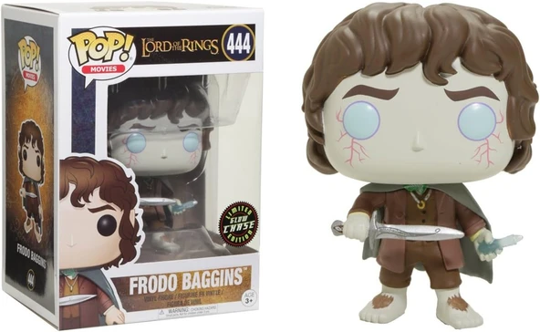 (Frodo Baggins Limited Chase Edition) - Funko Pop Movies Lord Of The Rings Frodo Baggins 9.5Cm Chase ürün görseli 1
