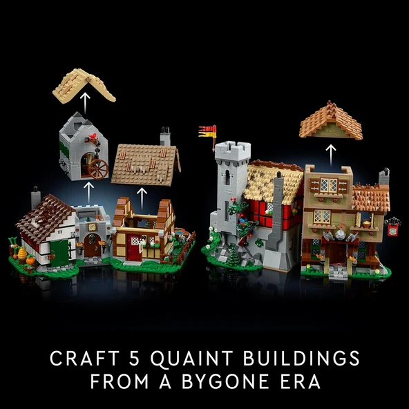 Lego Icons 10332 Medieval Town Square - Resim 4