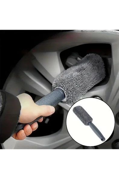 28 cm Mikrofiber Jant Temizleme Fırçası Yumuşak Çizmez Araba Motosiklet Lastik Yıkama Bakım Süngeri ürün görseli 1