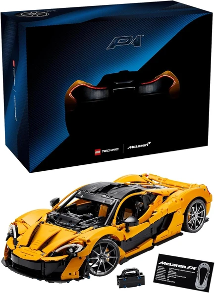 Lego Technic Mclaren P1 42172, Otomobil Tutkunu Yetişkinler Için Sergilenebilir Araba Modeli Yapım S ürün görseli 1