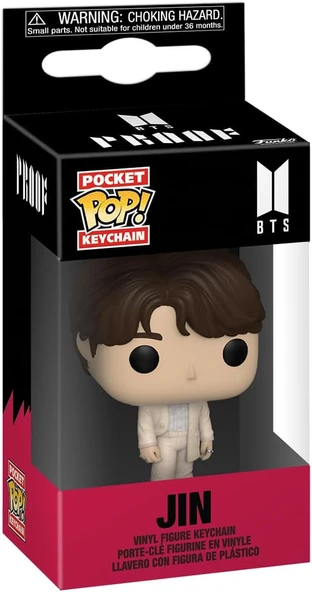 Funko Pop! Anahtarlık: Bts – Jin – Vinil Mini Figür, Koleksiyon, Orijinal Anahtarlık, Çorap Dolgusu, ürün görseli 1