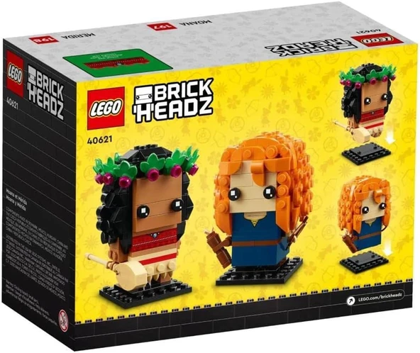 Lego Brickheadz 40621 Moana Ile Merida - Resim 2