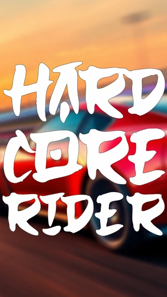Hardcore Rıder Araba-motosiklet Sticker 15x14cm Beyaz Renk ürün görseli 1