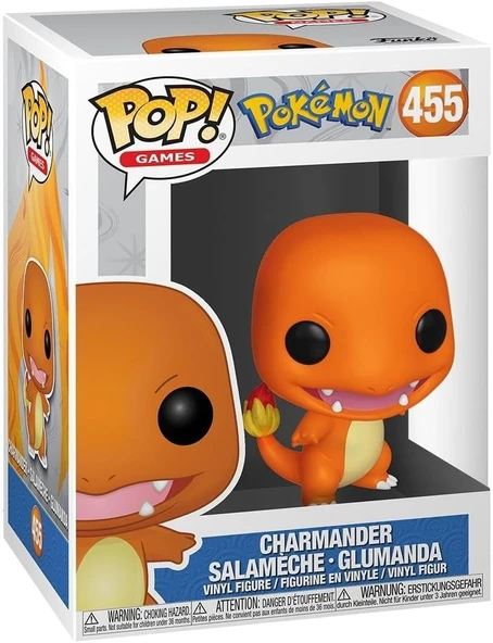 Funko 50403 Pop Oyunları: Pokemon Charmander Varsayılan, Renkli Oyuncak Figür ürün görseli 1