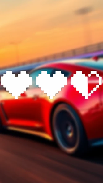 Pixel Art Kalp JDM Araba-Motosiklet Cam Etiket Sticker 20x5,6cm Beyaz Renk ürün görseli 1