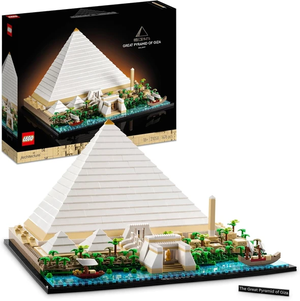Lego® Architecture Mimari Simgeler Koleksiyonu: Keops Piramidi 21058 - Yetişkinler Için Koleksiyonlu ürün görseli 1
