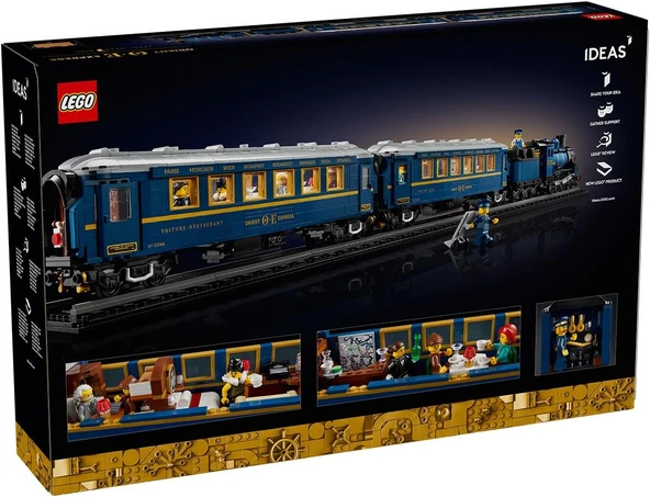 "Lego Ideas - 21344 The Orient Express Train (2540 Parça) " - Resim 2